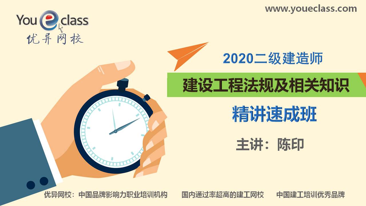 2020二建法规精讲