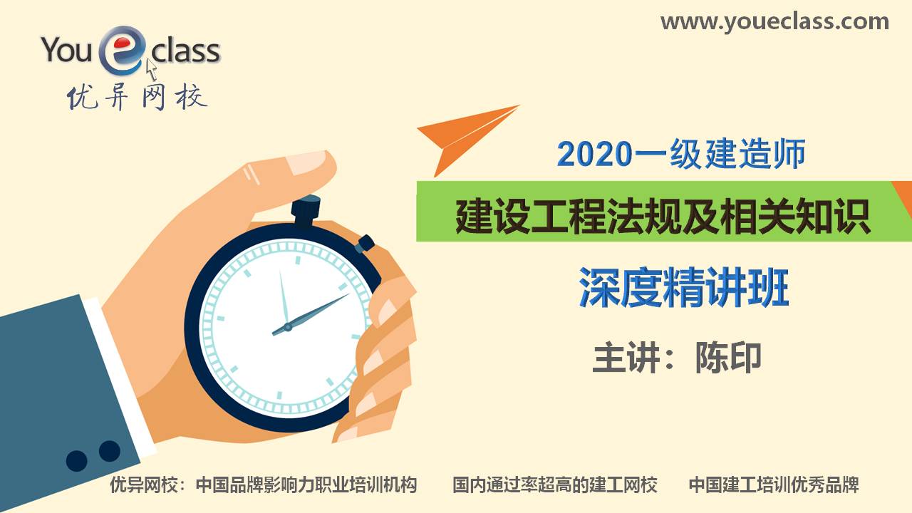 2020一建法规深度精讲